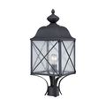 Product Image of Wingate 1 light Outdoor Post Fixture w/ Clear Seed Glass