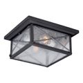 Product Image of Wingate 2 light Outdoor Flush Fixture w/ Clear Seed Glass