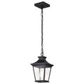 Product Image of Jasper Collection Outdoor 12 inch Hanging Light Matte Black Finish w/ Clear Glass