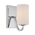 Product Image of Willow 1 Light Vanity Fixture w/ White Glass