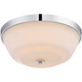 Product Image of Willow 2 Light Flush Fixture w/ White Glass