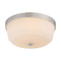Product Image of Laguna 3 Light Flush Fixture w/ White Glass
