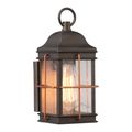 Product Image of Howell 1 Light Small Outdoor Wall Fixture w/ 60W Vintage Lamp Included Bronze w/ Copper Accents Finish