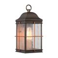 Product Image of Howell 1 Light Medium Outdoor Wall Fixture w/ 60W Vintage Lamp Included Bronze w/ Copper Accents Finish