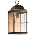 Product Image of Howell 1 Light Large Outdoor Wall Fixture w/ 60W Vintage Lamp Included Bronze w/ Copper Accents Finish
