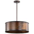 Product Image of Kettle 4 Light Pendant w/ 60W Vintage Lamps Included Weathered Brass Finish