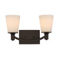 Product Image of Laguna 2 Light Vanity w/ White Glass