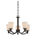 Product Image of Laguna 5 Light Hanging Fixture w/ White Glass