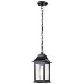 Product Image of Stillwell Collection Outdoor 14 inch Hanging Light Matte Black Finish w/ Clear Water Glass