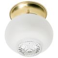Product Image of 1 Light 6" Ceiling Fixture Clear Bottom Squat Ball Color retail packaging (Pack of 2)