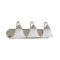 Product Image of Ballerina 3 Light 24" Vanity w/ Alabaster Glass Bell Shades Color retail packaging