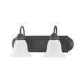 Product Image of Ballerina 2 Light 18" Vanity w/ Frosted White Glass Color retail packaging