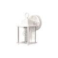 Product Image of 1 Light 9" Wall Lantern Cube Lantern w/ Clear Beveled Glass