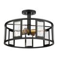 Product Image of Payne 4 Light Semi-Flush w/ Clear Beveled Glass