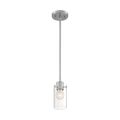 Product Image of Sommerset 1 Light Mini Pendant Fixture Brushed Nickel Finish w/ Clear Glass