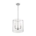 Product Image of Sommerset 3 Light Pendant Fixture Brushed Nickel Finish w/ Clear Glass