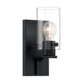 Product Image of Sommerset 1 Light Vanity Fixture Matte Black Finish w/ Clear Glass