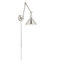Product Image of Delancey Swing Arm Lamp Polished Nickel w/ Switch