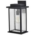Product Image of Sullivan 1 Light Large Wall Lantern Matte Black w/ Clear Seeded Glass