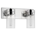 Product Image of Intersection 2 Light Vanity Polished Nickel w/ Clear Glass