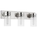 Product Image of Intersection 3 Light Vanity Polished Nickel w/ Clear Glass