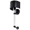 Product Image of Teagon 1 Light Wall Sconce Matte Black Finish Metal Shade