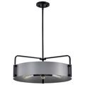 Product Image of Altos 5 Light Large Pendant Gray and Matte Black Finish