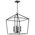 Product Image of Emma 4 Light Large Pendant Matte Black Finish
