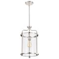 Product Image of Yorktown 1 Light Pendant Polished Nickel Finish Clear Glass