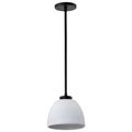 Product Image of Collins 8 Inch Mini Pendant Ceramic w/ Silver Accents