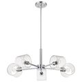 Product Image of Marlowe 28 Inch 5 Light Chandelier Polished Nickel w/ Clear Glass