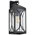 Product Image of Oaklyn 1 Light Large Wall Lantern Matte Black w/ Clear Glass