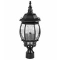 Product Image of Central Park 3 Light 21" Post Lantern w/ Clear Beveled Glass