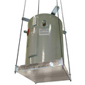 Ceiling Mount Suspended Platform w/ Cross Braces without Hardware (28-1/2" x 28-1/2" Pan x 3" Pan)