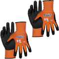 Product Image of Cut Level A1 Knit Dipped Gloves, Touchscreen Capable (X-Large, 2 Pairs)