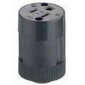 Product Image of 15A, 125V NEMA 5-15r, 2-pole, 3-wire, Connector, Straight Blade, Residential Grade, Grounding (Black)