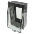 Product Image of 1-Gang Weatherproof Low Profile In-and-Out Vertical In-Use Cover (Clear)