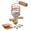 Product Image of 3/8" x 1/2" R-22 4-Ton Thermal Expansion Valve (30"Cap), 61-21922-24