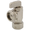 Product Image of 5/8" OD Comp (1/2 Nom. Pipe) x Male Hose, Angle Hose & Boiler Drain, Lead Free (Chrome Plated)