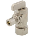 Product Image of 1/2" Nom Comp (5/8" OD) x 3/8" OD Comp Angle Supply Stop, Lead Free (Chrome Plated)