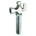 Product Image of 5/8" OD Comp (1/2" Nom) x 3/8" OD Comp Angle Stop w/ Water Hammer Arrester, Lead Free (Chrome Plated)
