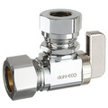 Product Image of 1/2" Nom Comp (5/8" OD) x 1/2" OD Comp Angle Supply Stop w/ 1/2" Slip Joint, Lead Free (Chrome Plated)