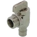 Product Image of 1/2" Expansion PEX x 1/2" NPSM Angle Supply Stop, Lead Free (Chrome Plated)