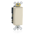Product Image of 15A, 120/277v, Decora Plus Rocker 2-throw Ctr-off Mom. Contact 1-pole AC Switch (Light Almond)