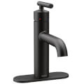 Product Image of Gibson Single Handle High Arc Bathroom Faucet (Matte Black), 6145BL