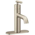 Product Image of Gibson Single Handle High Arc Bathroom Faucet (Brushed Nickel), 6145BN