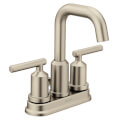 Product Image of Gibson Two-Handle High Arc Bathroom Faucet (Brushed Nickel), 6150BN
