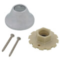 Product Image of Shower WallNut Arm Adapter w/ Escutcheon (Chrome)