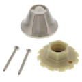 Product Image of Shower WallNut Arm Adapter w/ Escutcheon (Satin Nickel)