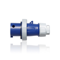 Product Image of 30A, 250V 2P, 3W, LEV Series IEC 60309-1 & 60309-2 Pin & Sleeve Plug, IP66/IP67/IP68/IP69K, Watertight (Blue)
